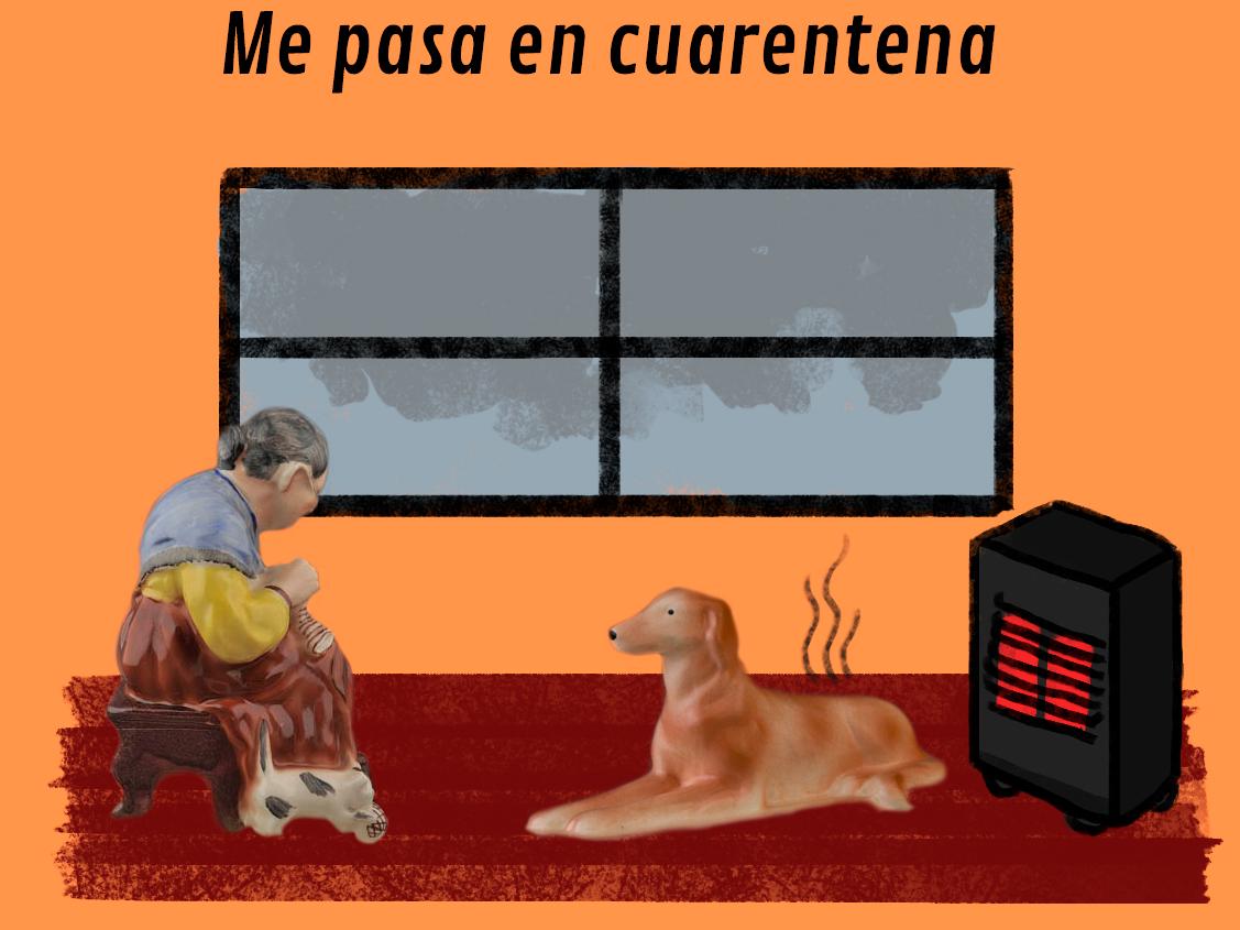 Me acostumbré a estar en casa