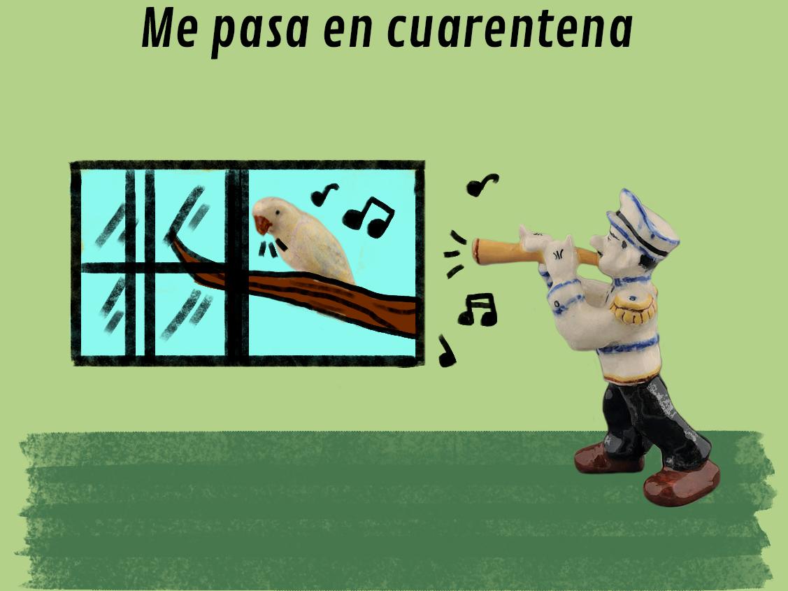 Puedo escuchar  a los pajaritos cantar